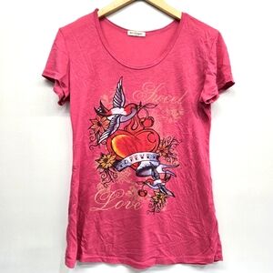 Vintage Hot Ginger Y2K Ed Hardy style Tshirt
